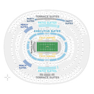 SoFi Stadium Seating Map